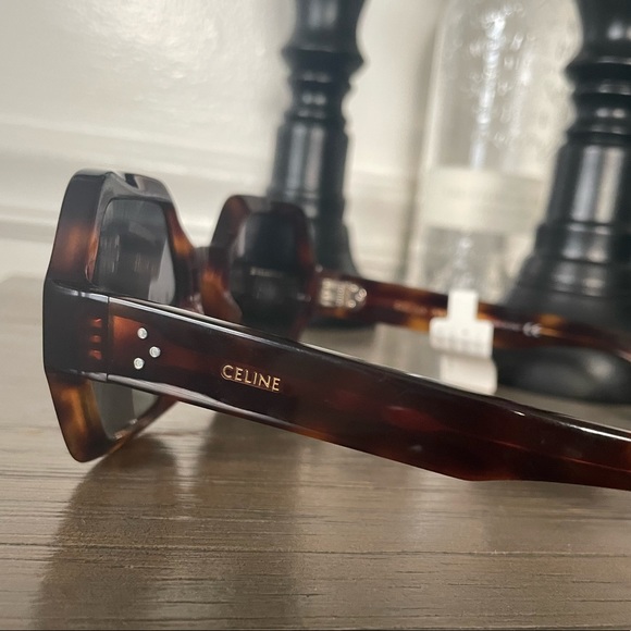 CELINE Hexagonal Polarized Sunnies BRAND NEW - Picture 2 of 7